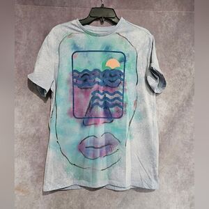 Unisex Custom Tie Dye Tee Large - Man of Water‎